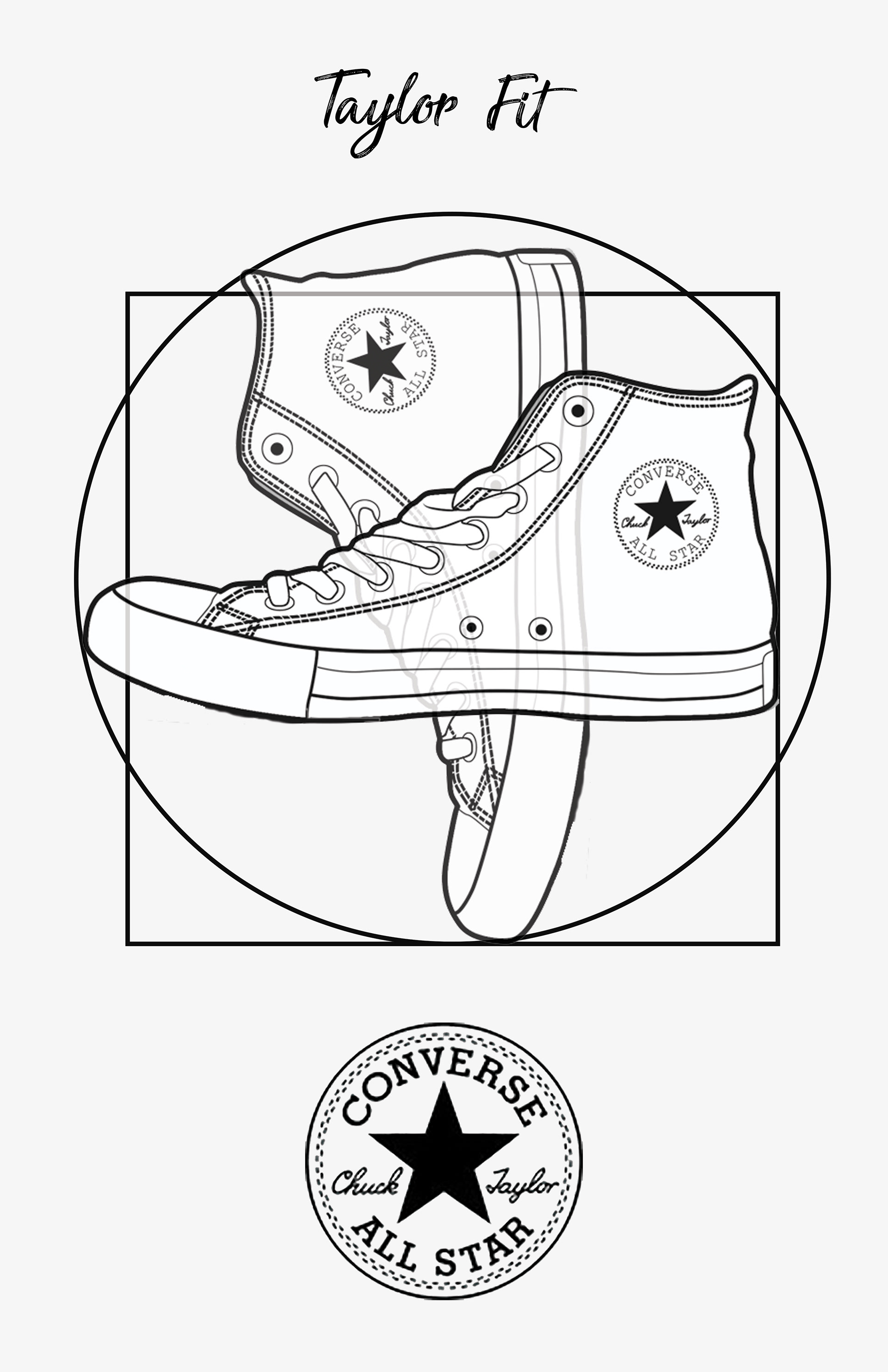 1920x2967 Dimitri's Creative - Chuck Taylor Drawing