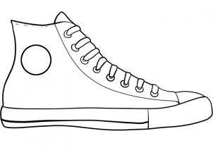 Chuck Taylor Drawing at PaintingValley.com | Explore collection of ...