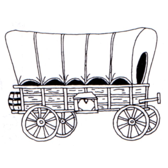 700x700 covered wagon illustration birthday party ideas toy wagon - Chuck Wagon Drawing