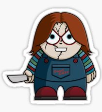 210x230 cartoon chucky doll drawing stickers redbubble - Chucky Doll Drawing