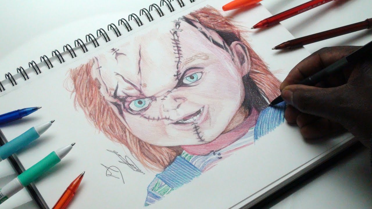 1280x720 drawing chucky the doll - Chucky Doll Drawing