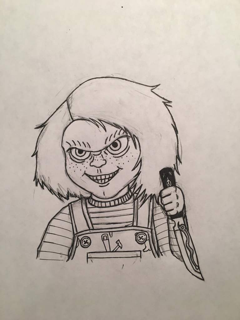 Chucky Doll Drawing at PaintingValley.com | Explore collection of