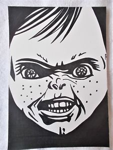 225x300 art marker pen sketch drawing chucky doll from childs play - Chucky Doll Drawing