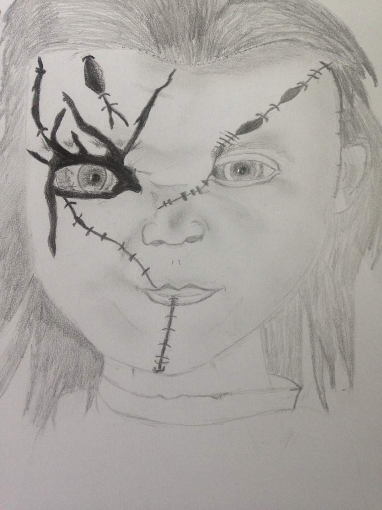 768x1024 chucky drawing horror amino - Chucky Drawing