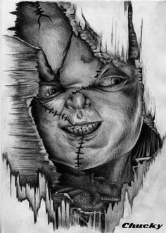 236x331 chucky drawings in pencil - Chucky Drawing