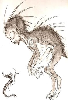 236x348 Chupacabra You Can See How The Drawings Have Changed Since People - Chupacabra Drawing