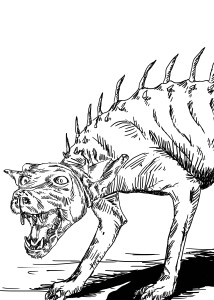 214x300 The Chupacabra - Chupacabra Drawing