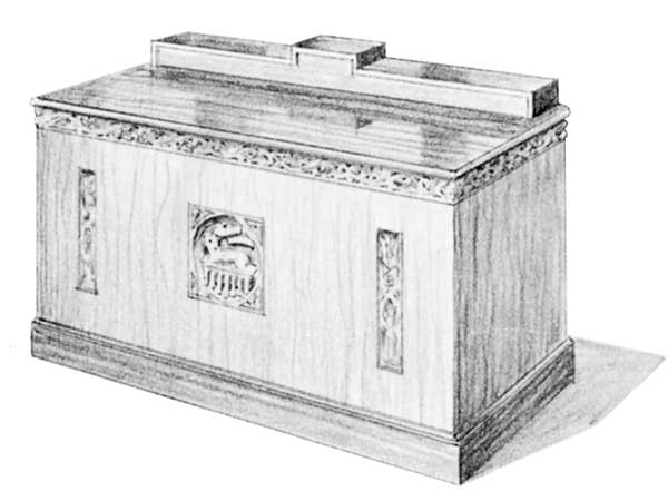 600x450 church altars quality wood altars imperial woodworks, inc - Church Altar Drawing