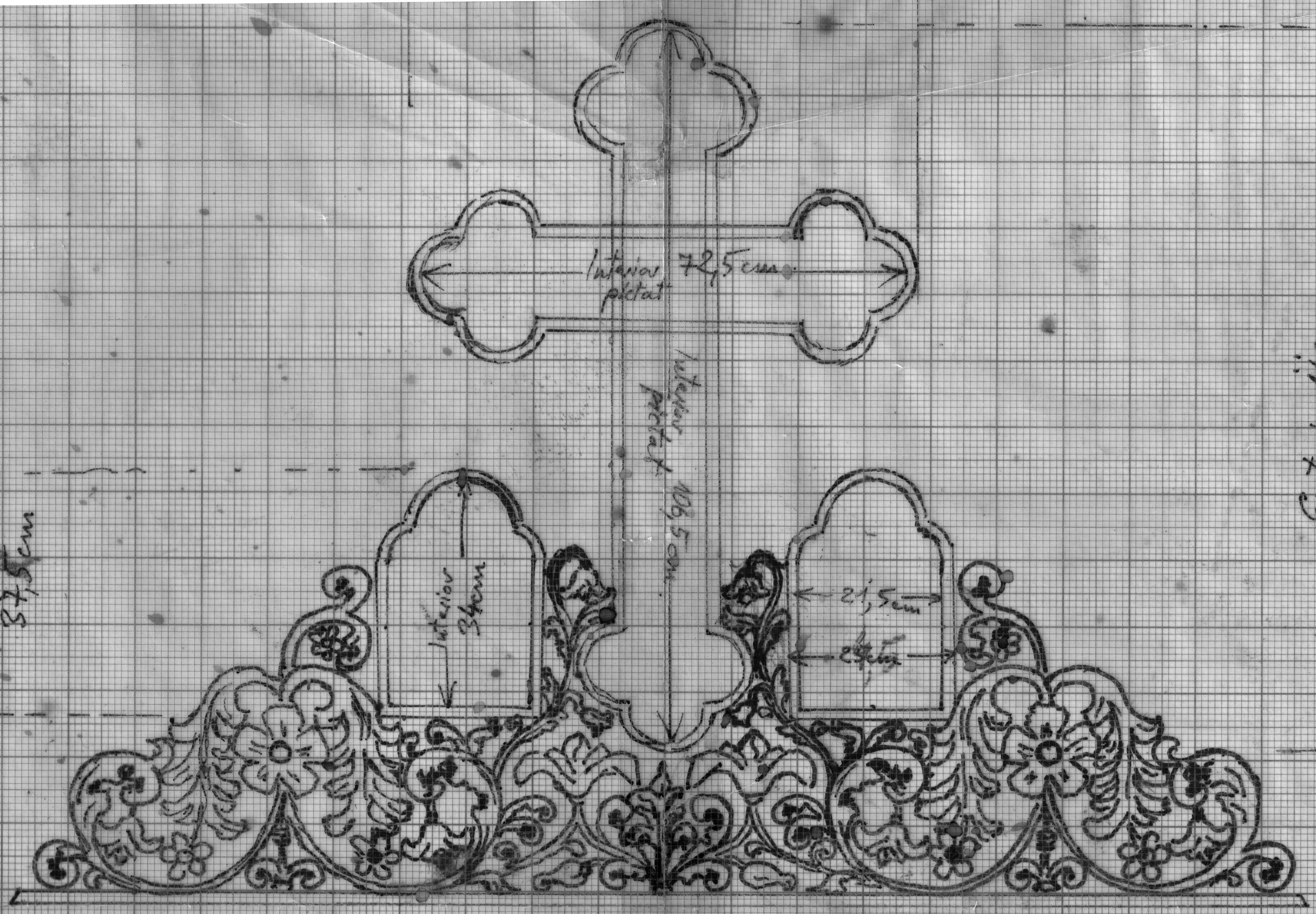 4664x3240 free images black and white, plant, pattern, line, church, cross - Church Altar Drawing