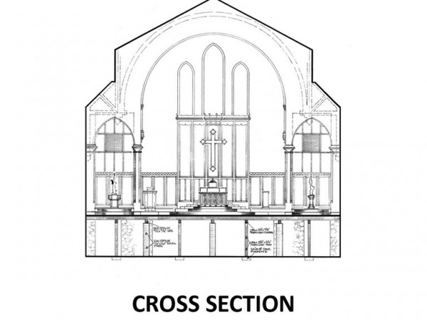 600x450 rene robert mueller architect + planner saint mary's r c church - Church Altar Drawing