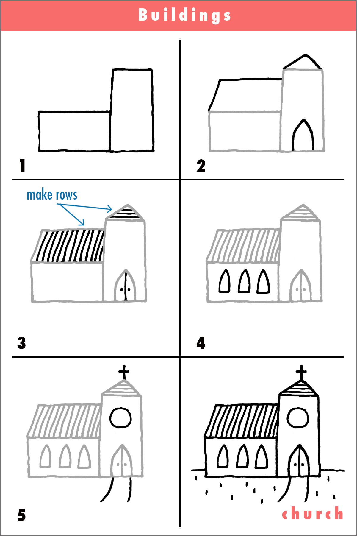 1200x1800 draw a church! draw with rich - Church Cartoon Drawing