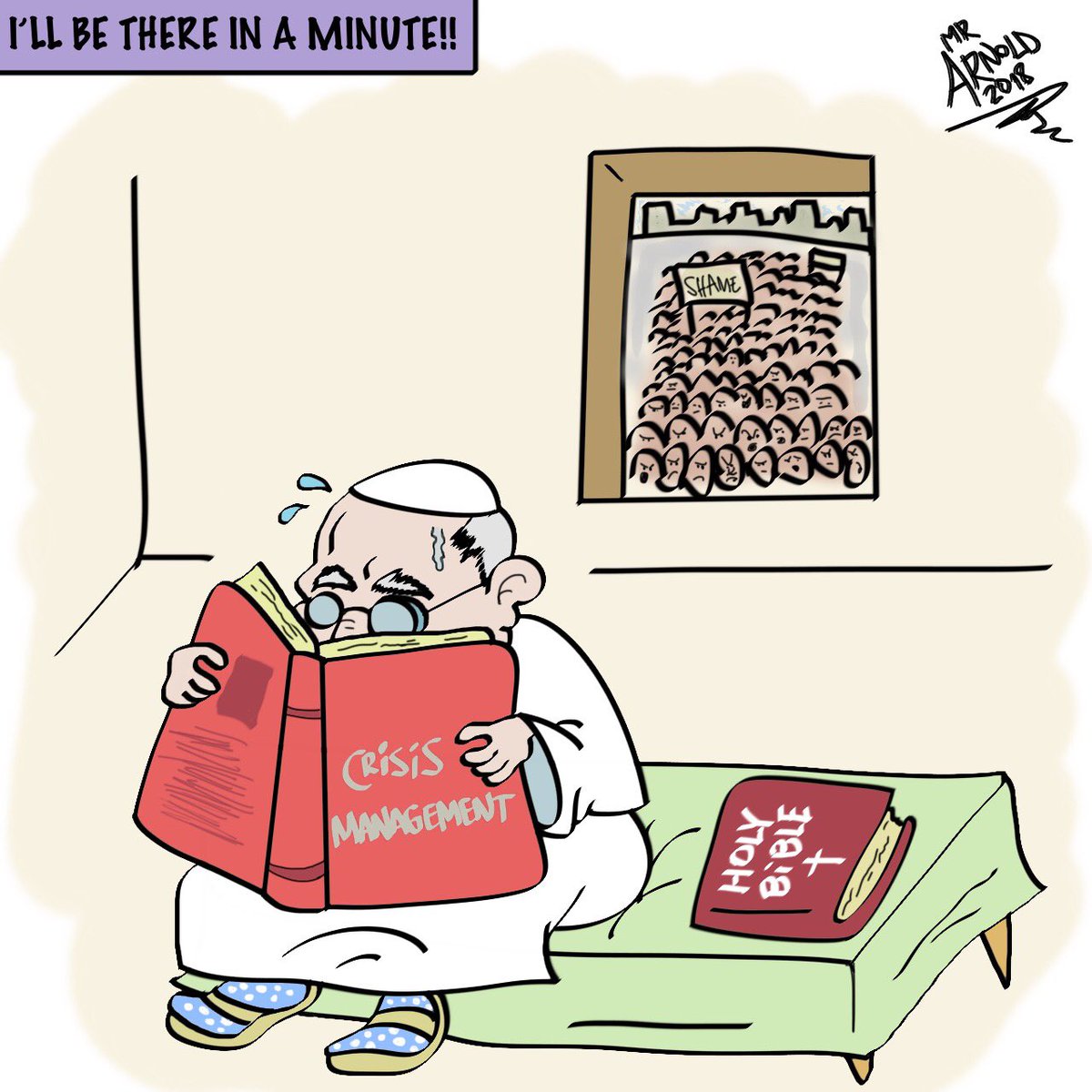 1200x1200 Mr Arnold Cartoons On Twitter Francis Need Some Help! - Church Cartoon Drawing