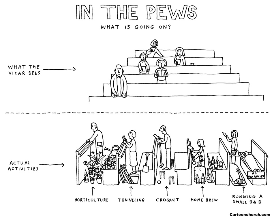 950x761  - Church Cartoon Drawing