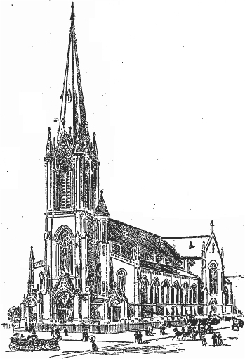349x510 All Saints Roman Catholic Church - Church Drawing Images