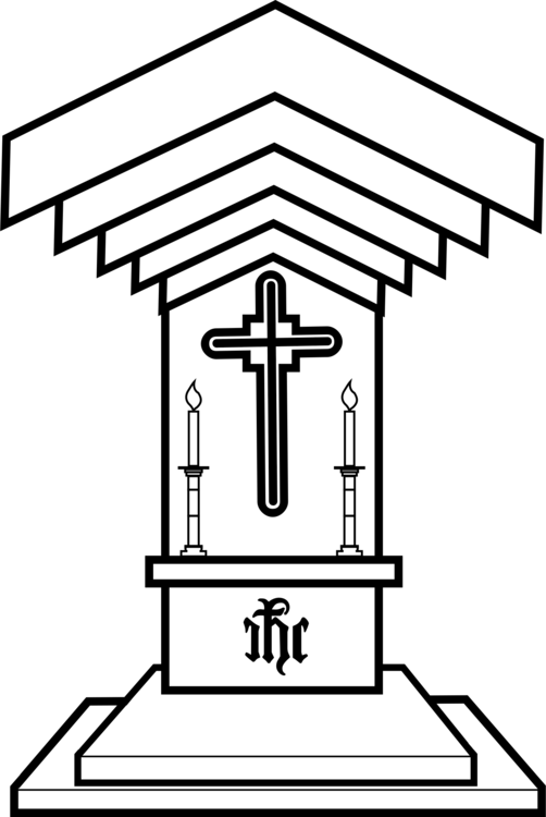 502x750 altar drawing cartoon church transparent png clipart free - Church Drawing Images