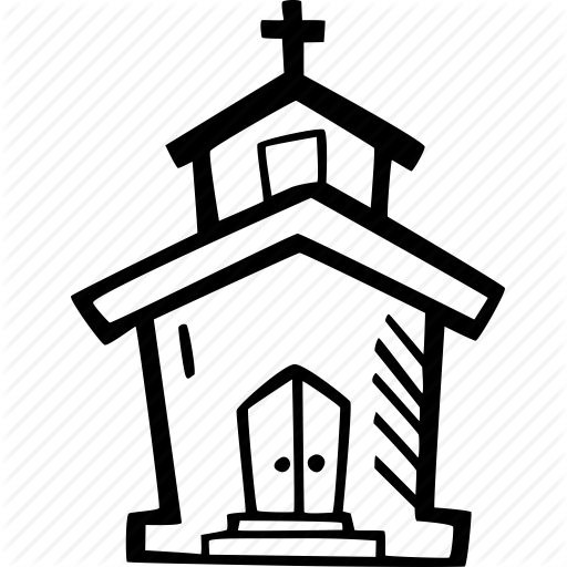 512x512 Catholic Drawing Church Building Transparent Png Clipart Free - Church Drawing Images