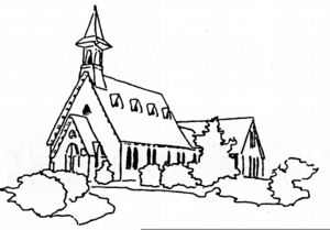 300x209 Church Line Drawing Free Images - Church Line Drawing