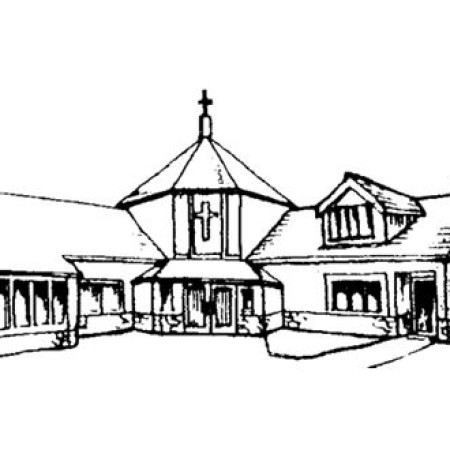 450x450 saint david's church parish of newton nottage porthcawl - Church Line Drawing