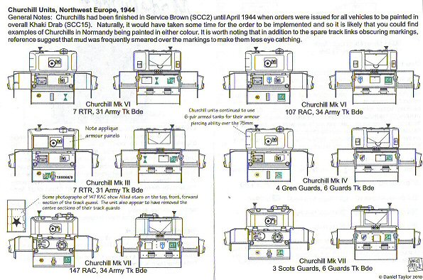 595x394 carli danilo dan taylor decal set churchill units nwe - Churchill Tank Drawing