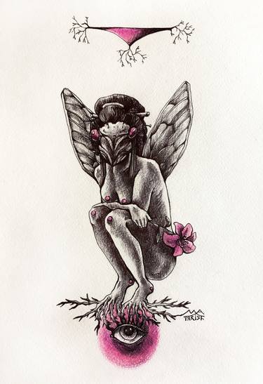 375x547 singing cicada drawing - Cicada Drawing