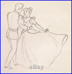 250x256 Disney Cinderella Prince Charming Original Production - Cinderella And Prince Charming Drawing