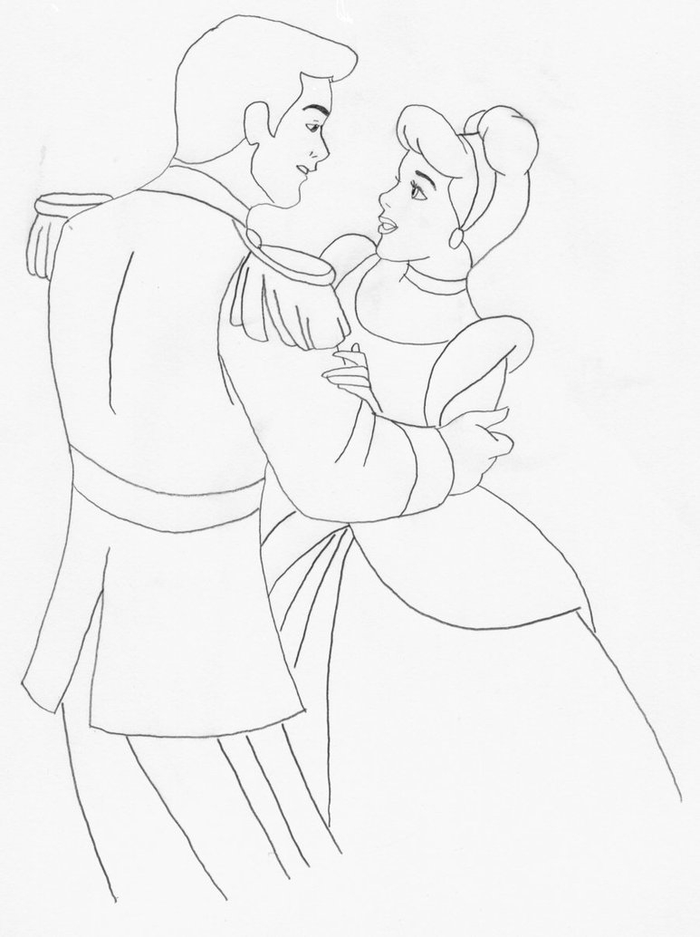 773x1034 Prince Drawing Cinderella For Free Download - Cinderella And Prince Charming Drawing