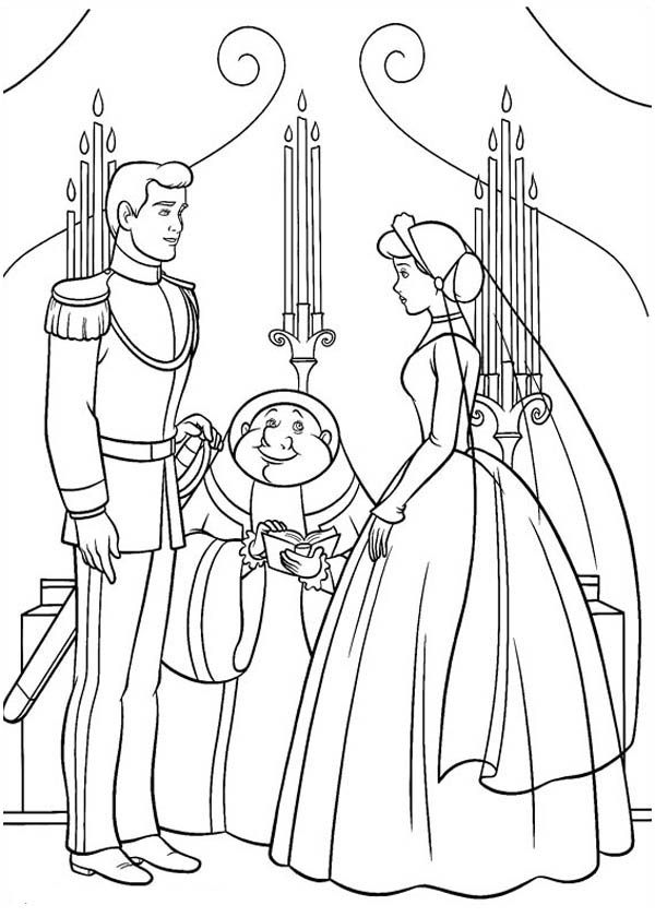 Cinderella And Prince Charming Drawing at PaintingValley.com | Explore ...