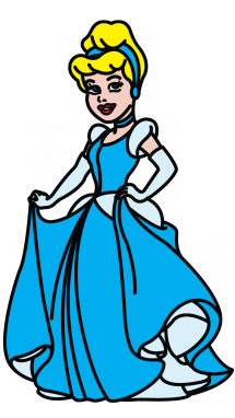 215x382 Collection Of Free Cinderella Drawing Download On Ui Ex - Cinderella Cartoon Drawing