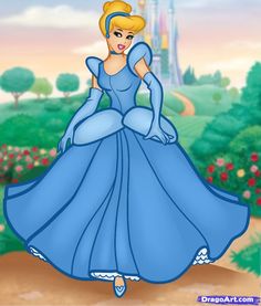 236x277 Best How To Draw Cinderella Images Disney Drawings, Drawing - Cinderella Cartoon Drawing