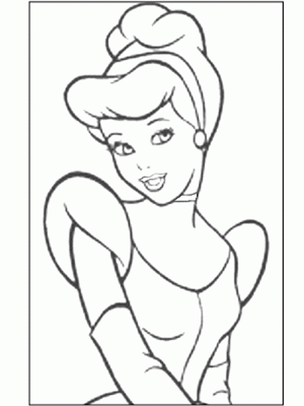 1000x1333 Cinderella Drawing Head For Free Download - Cinderella Cartoon Drawing