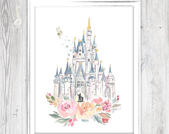 340x270 Disney Castle Etsy - Cinderella Castle Drawing