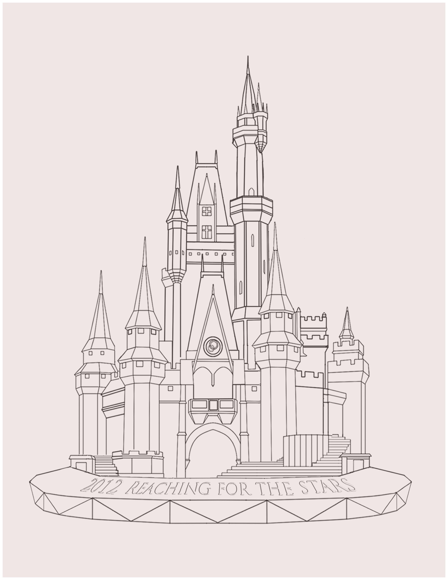 Cinderella Castle Drawing at Explore collection of