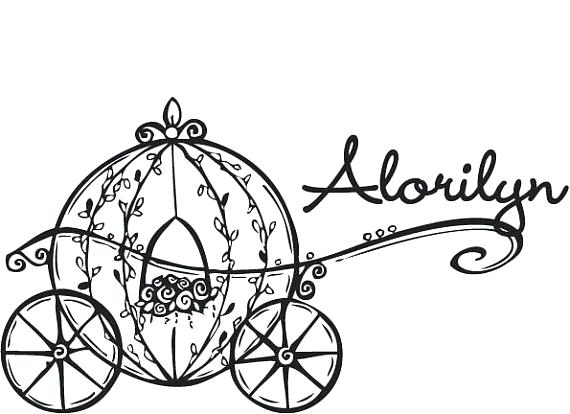 570x414 Cinderella Carriage Coloring Sheet Pumpkin Coach Coloring Pages - Cinderella Coach Drawing
