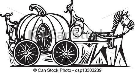 450x245 Cinderella Clipart Drawing - Cinderella Coach Drawing