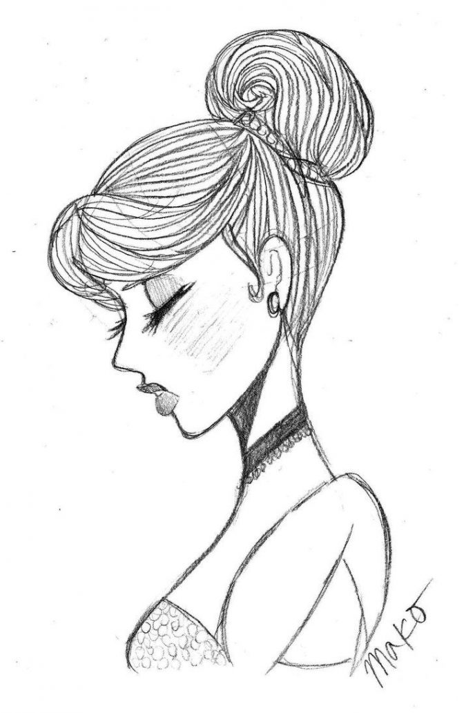 688x1033 Cinderella Picture Drawing Drawing Skill - Cinderella Drawing