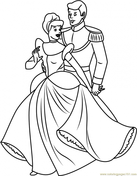 468x600 Cinderella Drawing Pages - Cinderella Drawing