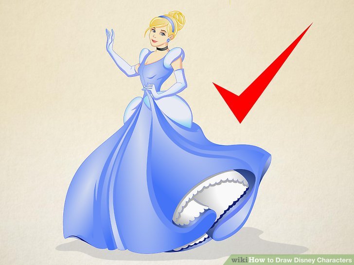 728x546 How To Draw Disney Characters - Cinderella Drawing Pictures