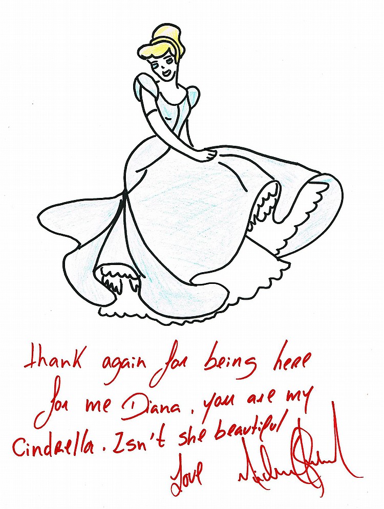750x995 Michael Jackson Drawing Cinderella - Cinderella Drawing Pictures