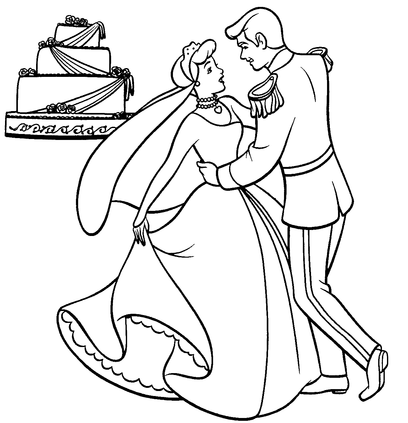1300x1348 Cinderella - Cinderella Drawing Pictures
