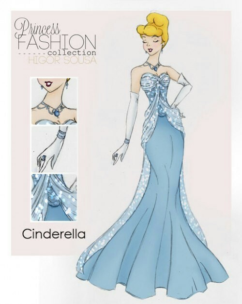 500x626 Cinderella Modern Dress Uploaded - Cinderella Dress Drawing