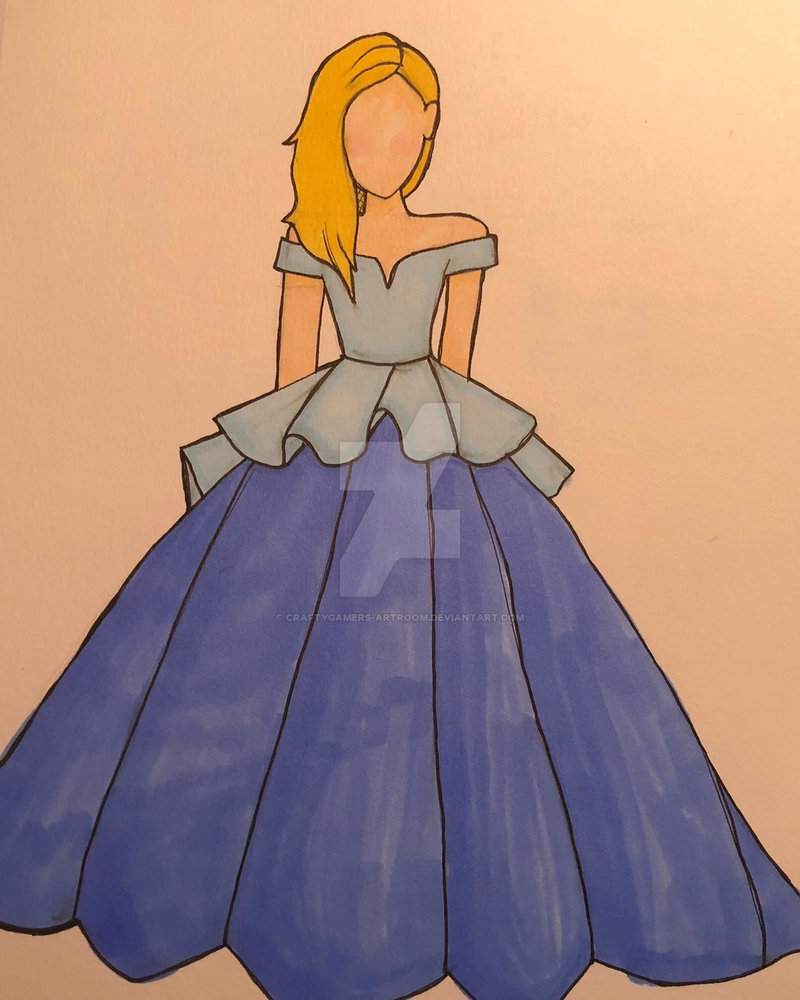 800x1000 Cinderella Dress Modern Cinderella - Cinderella Dress Drawing