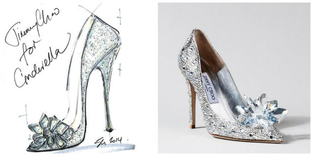 640x320 Enchanted Affair - Cinderella Glass Slipper Drawing