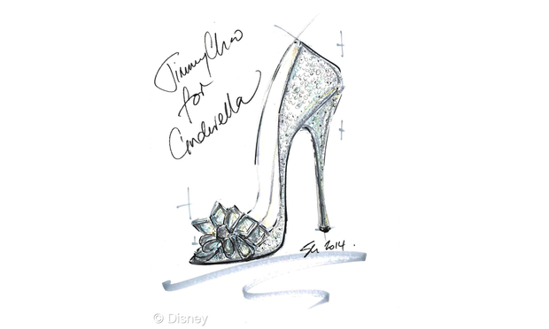 620x372 Jimmy Choo - Cinderella Glass Slipper Drawing