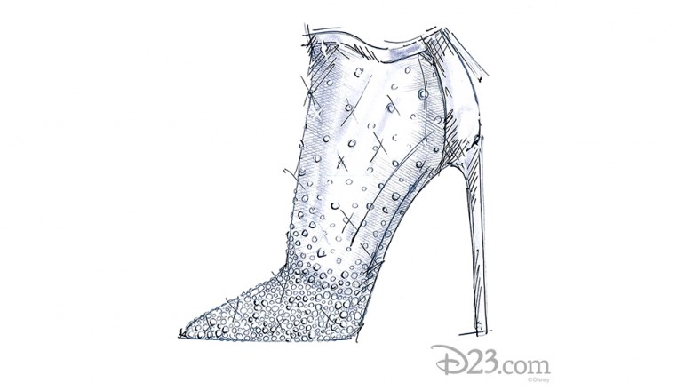 780x440 See Glass Slippers Inspired - Cinderella Glass Slipper Drawing