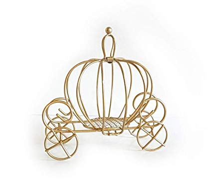 425x383 Small Metal Gold Cinderella Pumpkin Carriage Favor Box - Cinderella Pumpkin Carriage Drawing