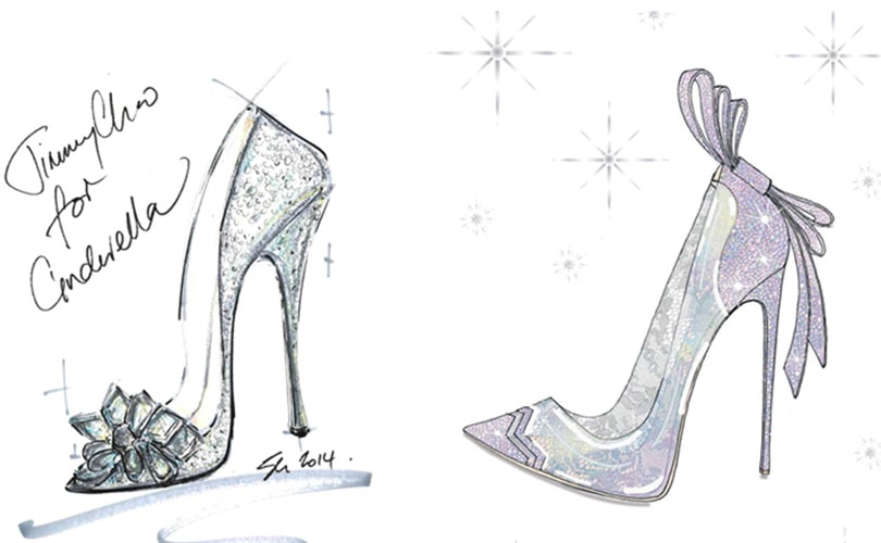 810x500 designers recreate cinderella's glass slipper - Cinderella Slipper Drawing