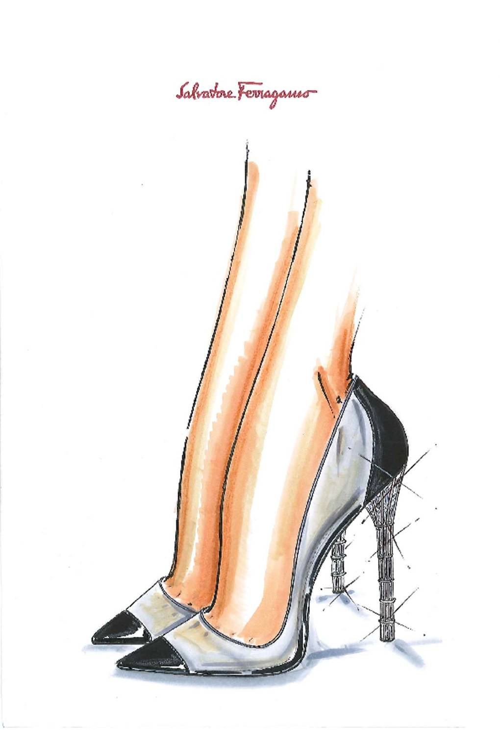 Cinderella Slipper Drawing at PaintingValley.com | Explore collection ...