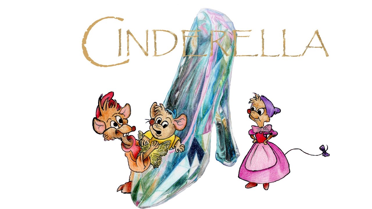 1280x720 drawing cinderella's glass slipper {speed art} - Cinderella Slipper Drawing