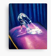 210x230 glass slipper drawing canvas prints redbubble - Cinderella Slipper Drawing