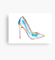 210x230 glass slipper drawing metal prints redbubble - Cinderella Slipper Drawing